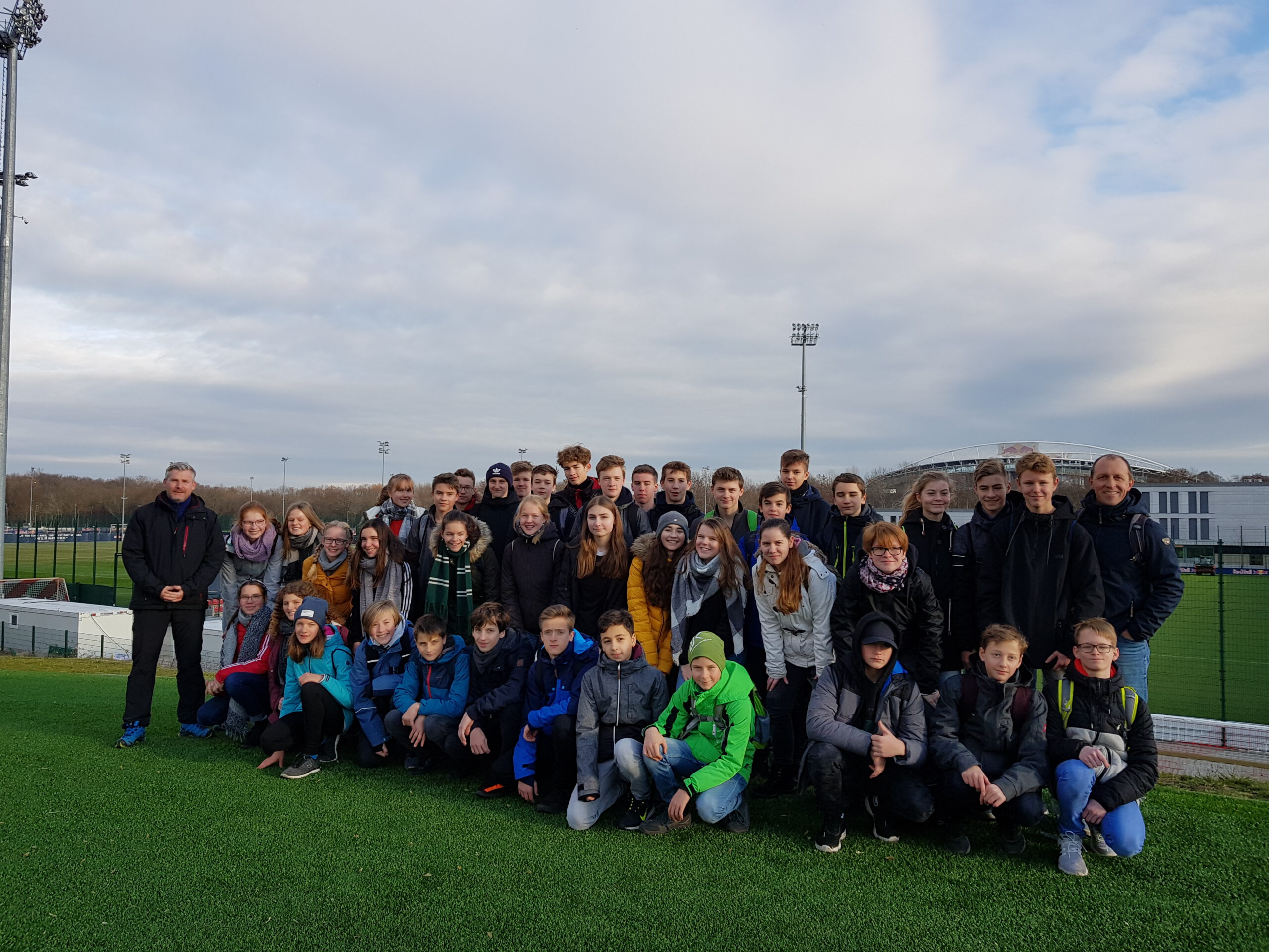 Besuch auf dem Trainingsgelände von RB Leipzig am Pädagogischen Tag