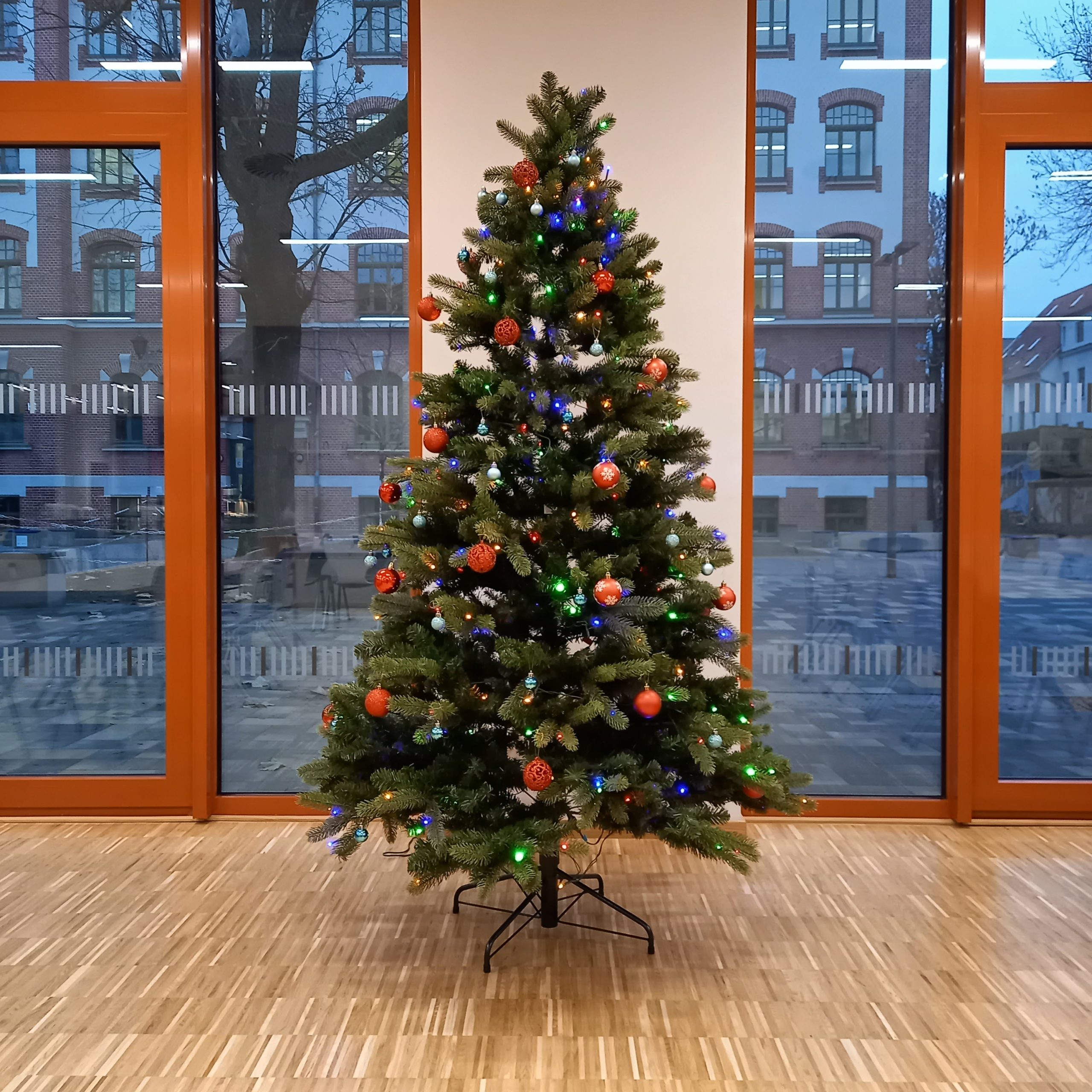 Vorweihnachtliche Stimmung in der Mensa