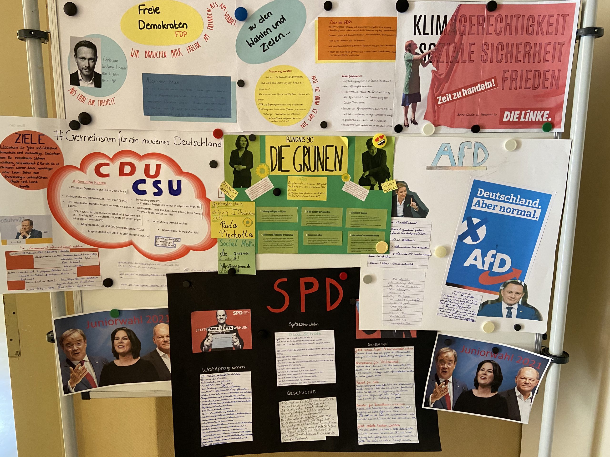 Juniorwahl 2021 – Ergebnisse