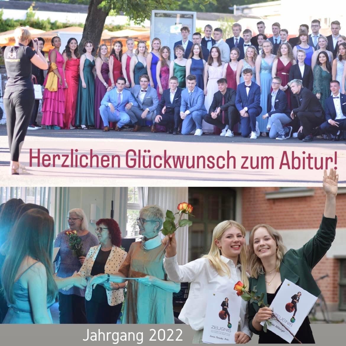 Herzlichen Glückwunsch zum Abitur 2022