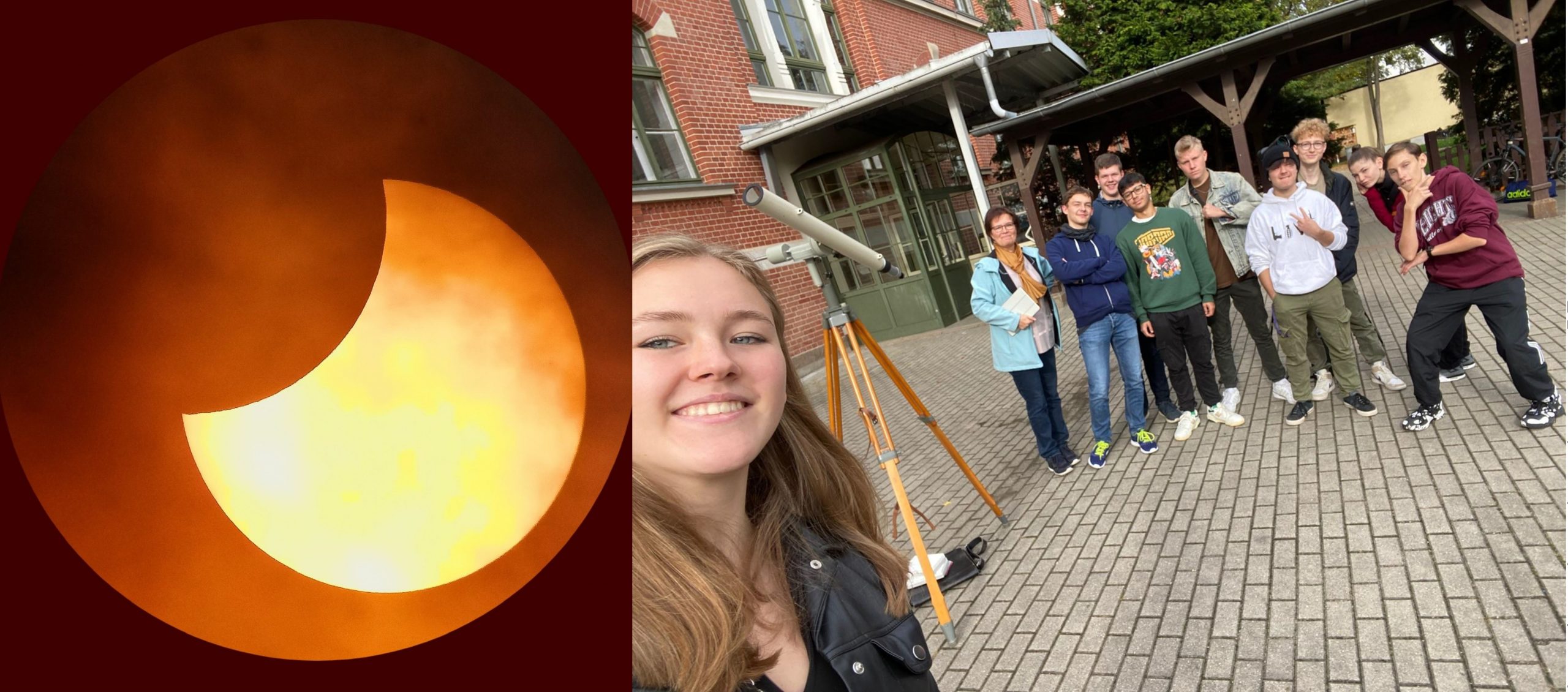 Partielle Sonnenfinsternis – Kepler schaut auf