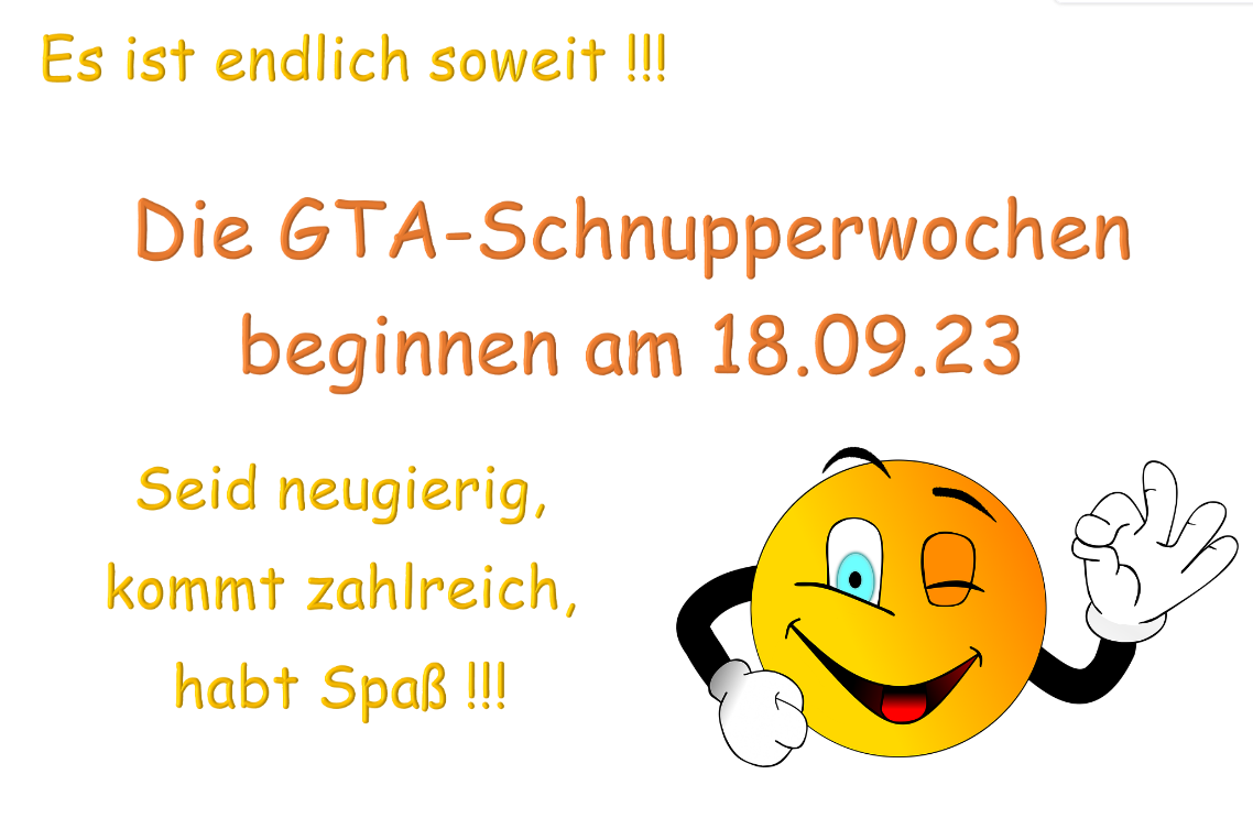 GTA haben begonnen