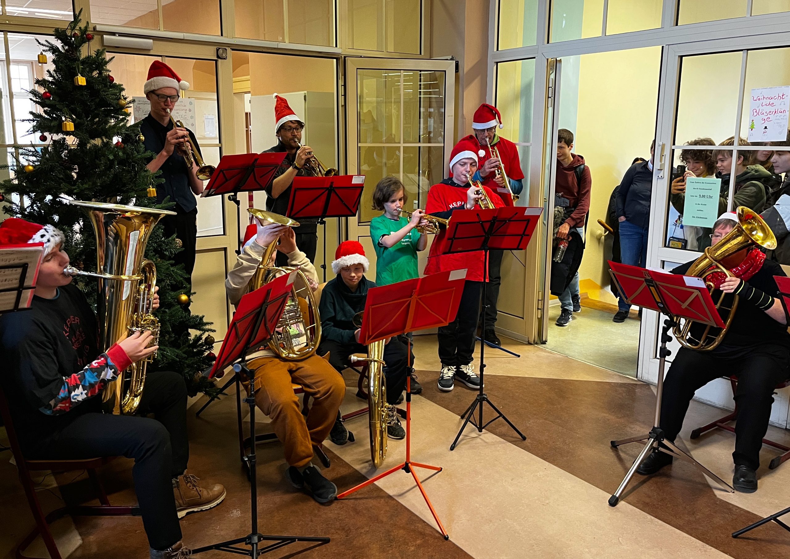 Weihnachtliche Bläserklänge am Kepler